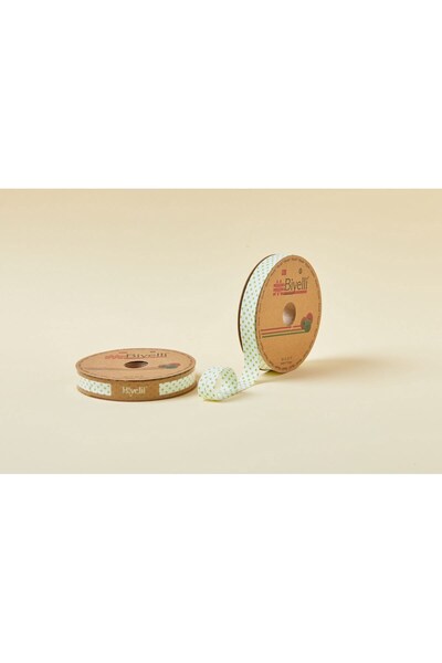 Marsilyan أنابيب منقط B05 أخضر 2 سم 25 متر 65% قطن 35% بوليستر