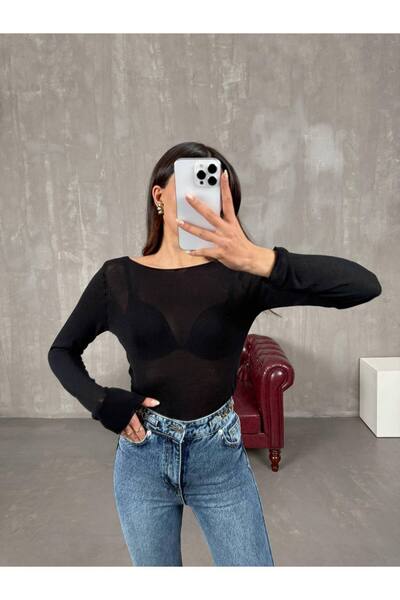 HSNGIYIM Boat Neck Sweater