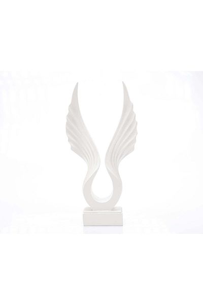 Ella Home Italia White Resin "flight" Statuette