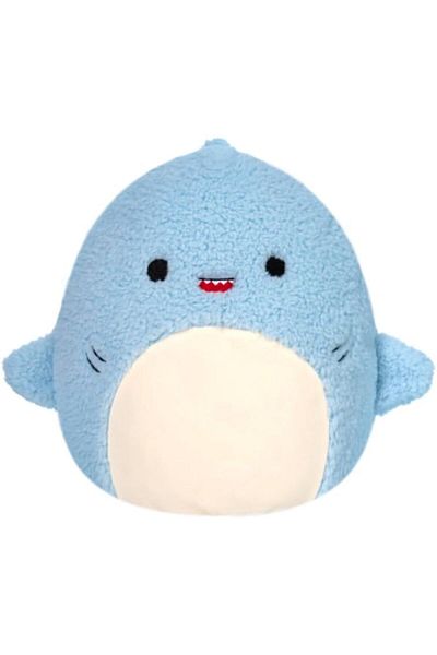 Squishmallows Squishmallow Fuzzamallows Davie Blue Shark 12inches
