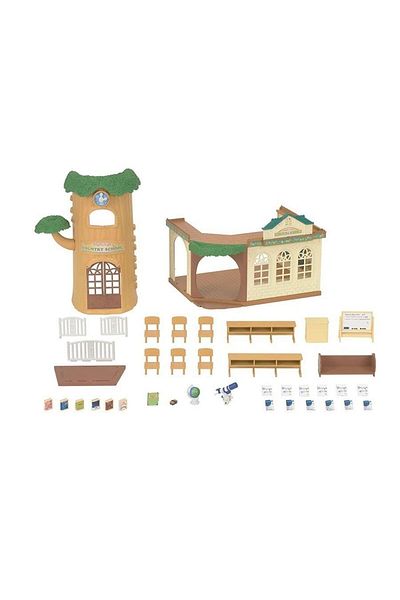 SYLVANIAN FAMILIES مجموعة هدايا مدرسة Country Tree من Sylvanian Families 5105