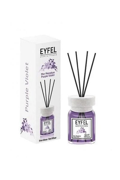 Eyfel Purple Violet aroma room air freshener with sticks, 120ml