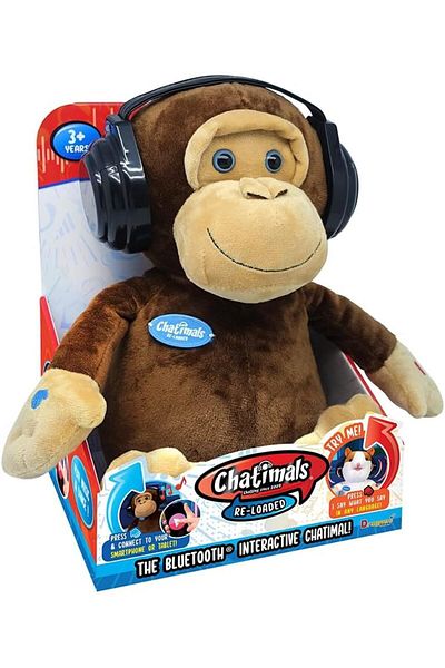 Yalla Toys Chatimals Interactive Monkey Plush 80639