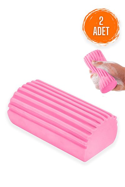 Fresh Moon Multi-Purpose Sponge 2 Pieces Bathroom Kitchen Shower Cabin Tile Joint Cleaner Magic Dish Sponge