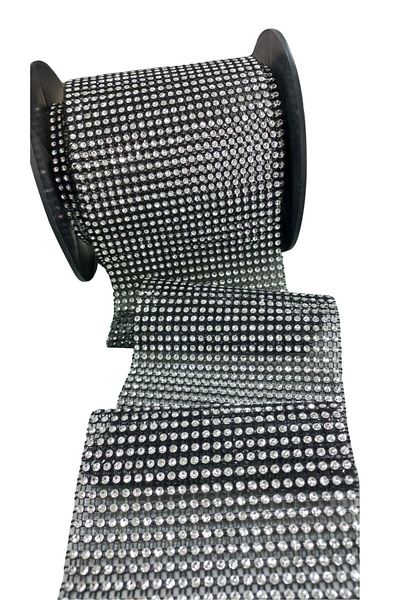 Evvel AVM Row of Stone Strips 24 Pieces Black 10 Meters