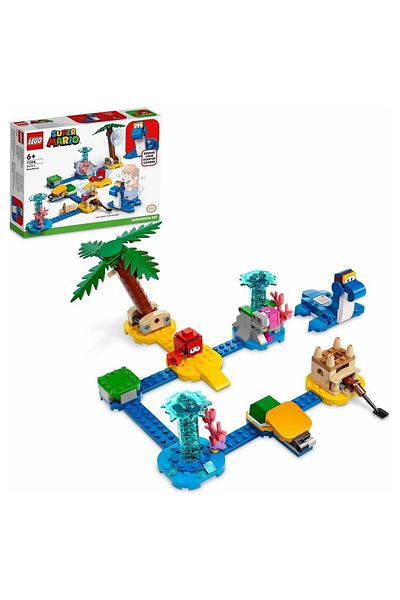 LEGO Super Mario# Dorrie#nin Beach Additional Adventure Set 71398 - Collection For Children Ages 6 And Up