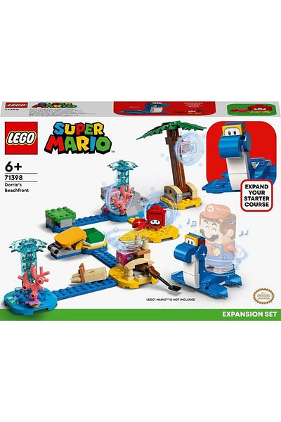 LEGO Super Mario# Dorrie#nin Beach Additional Adventure Set 71398 - Collection For Children Ages 6 And Up