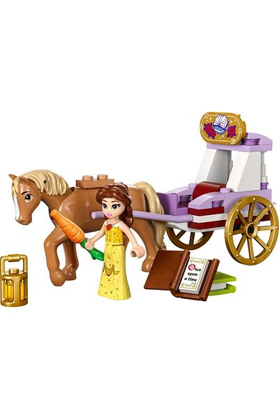 LEGO Disney Princess Belle's Story Time Horse Carriage 43233 - 5 Years Old+ Construction Set (62 Pieces)