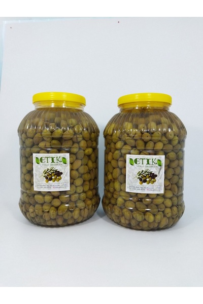 etik yerli ürünler Gemlik Cinsi Kırma Tatlanmış Zeytin 2'li Paket 5 Kg+5 Kg