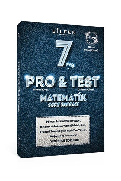Bilfen Yayıncılık 7. Sınıf Matematik Pro & Test Soru Bankası