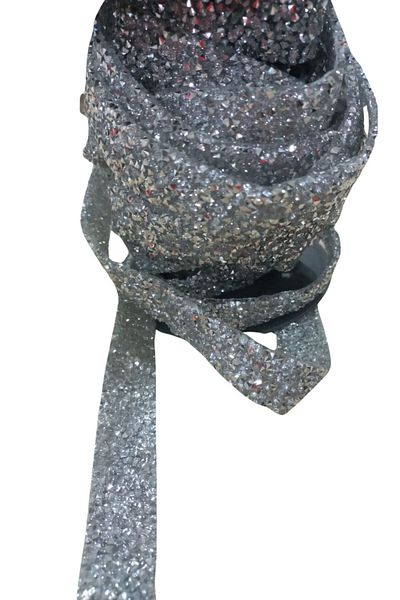 Miracle Omni 5 Meters Silver Silicone Gluing Stone - 1 cm