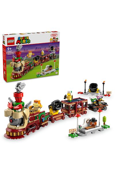 LEGO ®   Super Mario ™   Bowser Express Train 71437 - 9+ Collectible Toy Construction Set (1392 Pr)