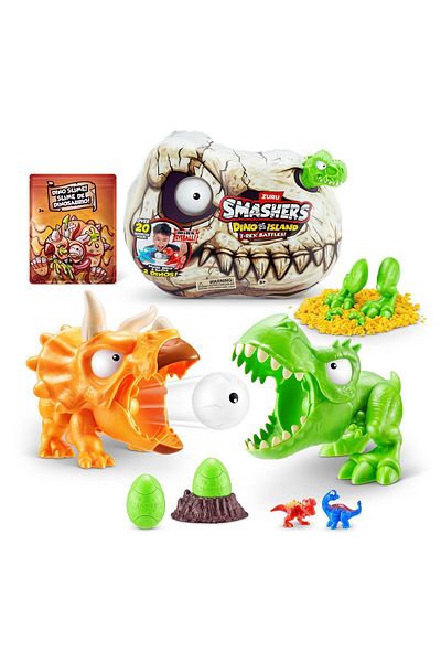 Smashers Dino Island T-Rex Battle Playset - Medium - S1