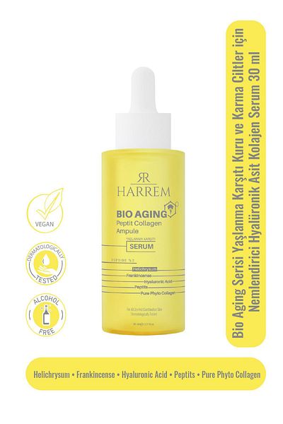 Harrem Ageing Antioxidant Serum - Hyaluronic Acid and Collagen 30