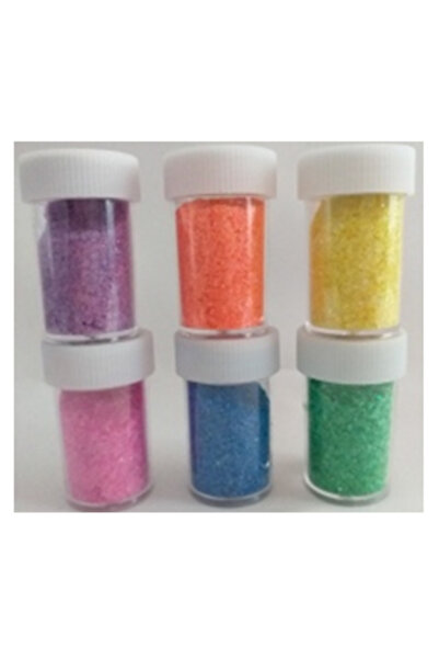 Ofigram toz sim tuzluklu fosforlu neon renkler 6 adet