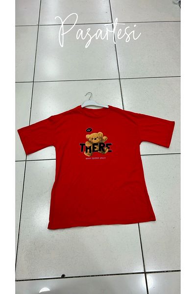 nimet tekstil Long Tunic Length T-Shirt - Cotton Fabric