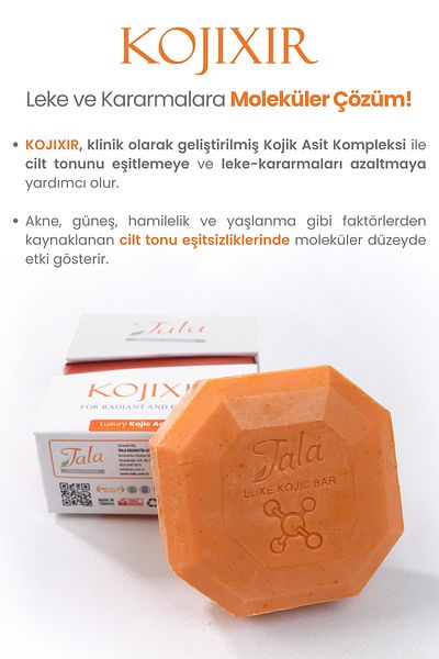 Tala Kojixir Molecular Kojic Acid Soap 120 Gr Anti-Blemish & Skin Tone Equalizer