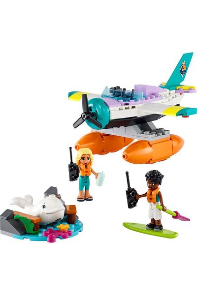 LEGO Tx Friends Sea Rescue Airplane 41752 Toy Building Set (203 Pieces) Tex New Model Pattern 72105