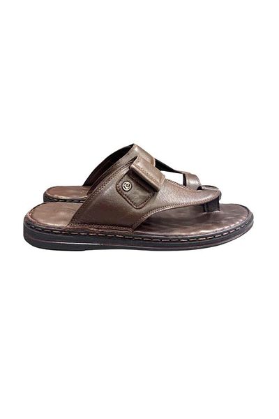 Pierre Cardin Flip Flop Sole Genuine Leather Men's Slippers