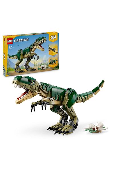 LEGO Creator 3 Dinosaur Model Construction Set for Ages 9 and Up - T. rex 31151 (626 Pieces)