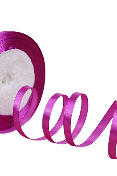 Marsilyan Satin Ribbon 1 cm 10 Meters Plum