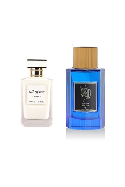 IBRAHIM ALQURASHI Eid package: Blue Oud perfume with All F perfume, 200 ml