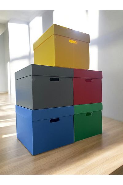dirilim plastik 5 Decorative Recorder Toys and Archive Storage Bins