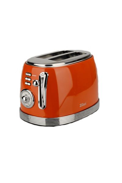 Zilan Prajitor RETRO Zilan ZLN7040 Rosu, 6 trepte de prajire, indicator luminos pentru semnalizare