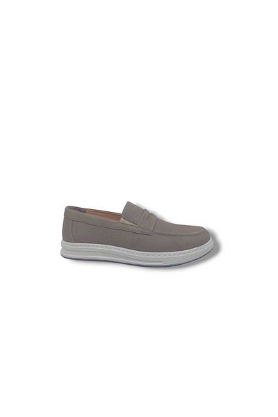 Zerhan Мъжки мокасини от естествена кожа Modesa 271, бежови