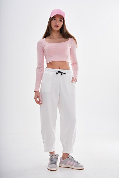 Zec Style BELİ LASTİKLİ SCUBA KUMAŞ HAVUÇ PANTOLON