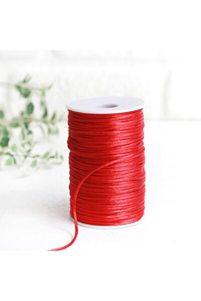 Twin Store حبل ذيل الفئران 2 مم أحمر 90 طن متري