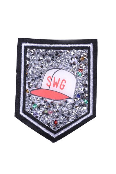 Hangora Applique Iron-On Stone Hat Crest 5X5 cm