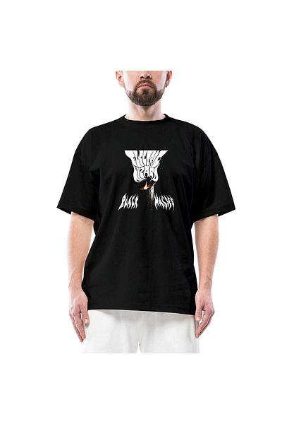 Z zepplin Electric Wizard Black Masses Μαύρο μπλουζάκι Oversize