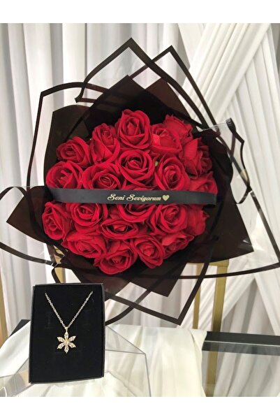 Masalsı Concept Anneler Günü Sevgililer Günü Hediyesi 19 Adet Yapay Gül Seni ...