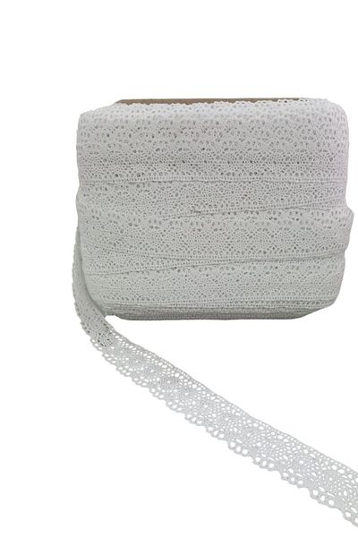 Evvel AVM Kopanaki Lace Width 4 cm White 10 Meters