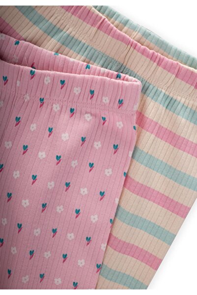 Cigit İkili Set Tayt 1-8 Yaş Pembe - A Bej