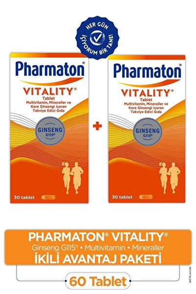 Pharmaton Vitality 30 Tablet 2 Adet