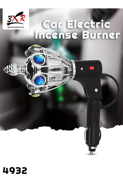 3XR Premium Car Electric Incense Burner Evaporator Bakhoor Air Freshener for Cars