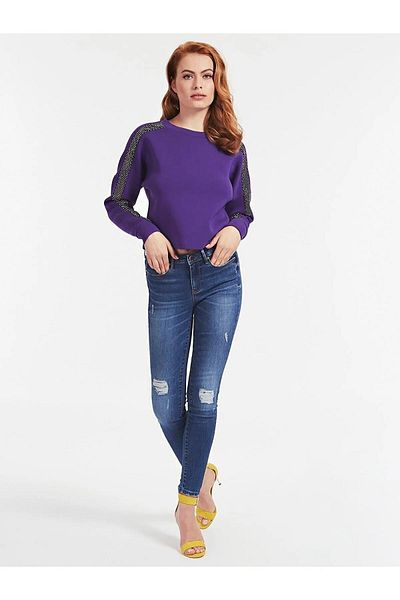 Guess Pantaloni skinny din denim pentru femei Jegging W0ya03d4483