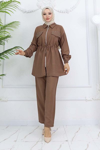 benguen Stoned Linen - Airobin Suit Tan (4766)