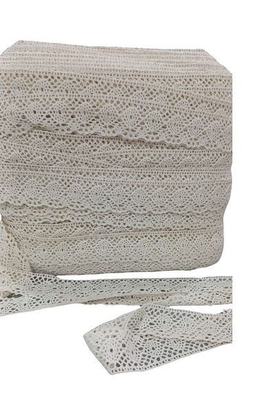 shop Kopanaki Lace Width 4 cm Cream 1 Meter
