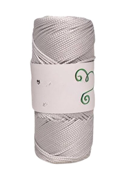 Marsilyan Macrame Rope 3mm Polyester Gray