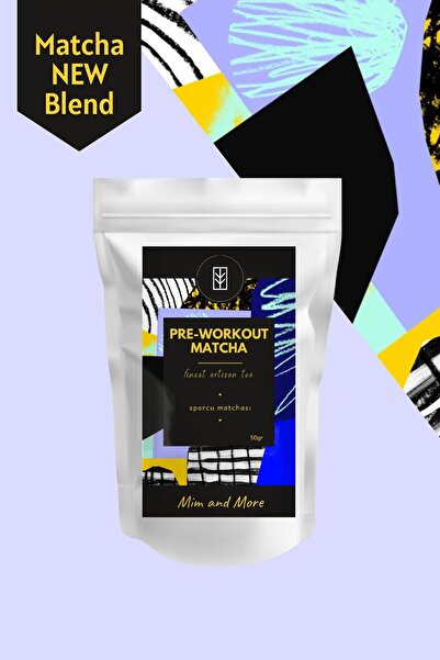 Mim and More Pre-Workout Matcha - Sporcu Matchası 50 GR