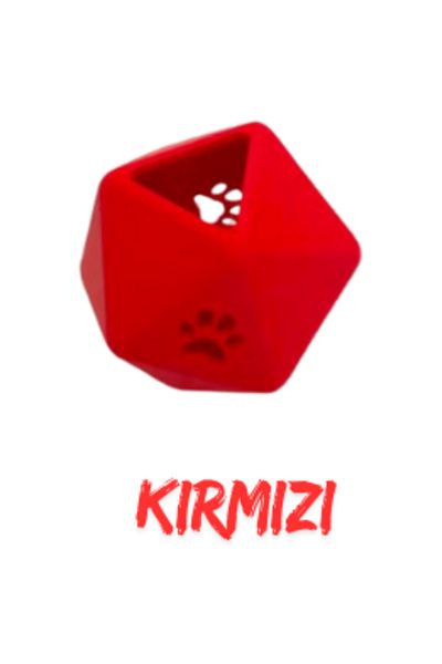 Komano Pontika Treat Dispenser for Cats, Slow Feeder Cat Toy, Adjustable Hole Size 3D