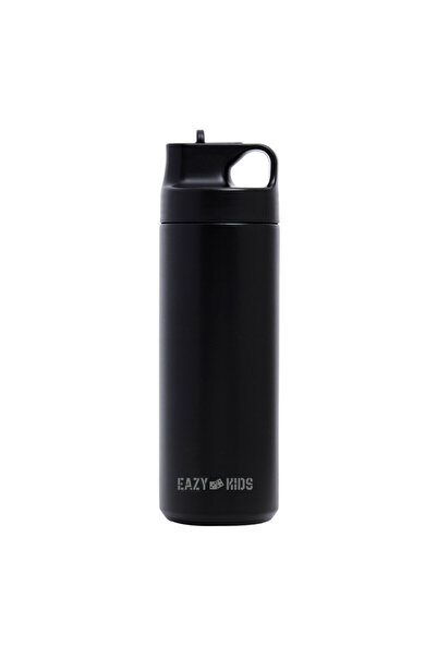Eazy Kids Insulated Sports Water Bottle - Black, 550ml