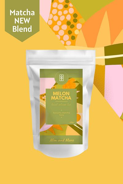 Mim and More Melon Matcha - Melon Flavored Matcha 100 g
