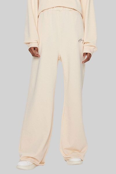 HUGO Women's Lace-up Sports Pants Beige