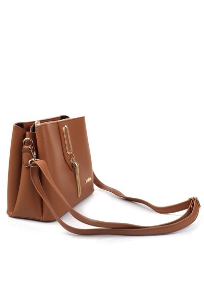 Armine Stylish Tan Shoulder Bag Modern Convenient Bag