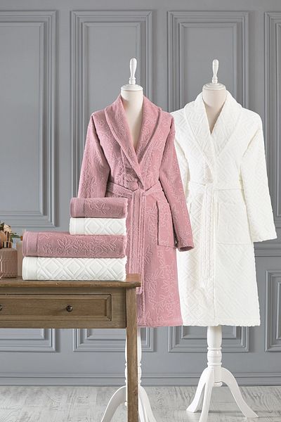 Özdilek Özdilek Pastoral Velvet Family Set