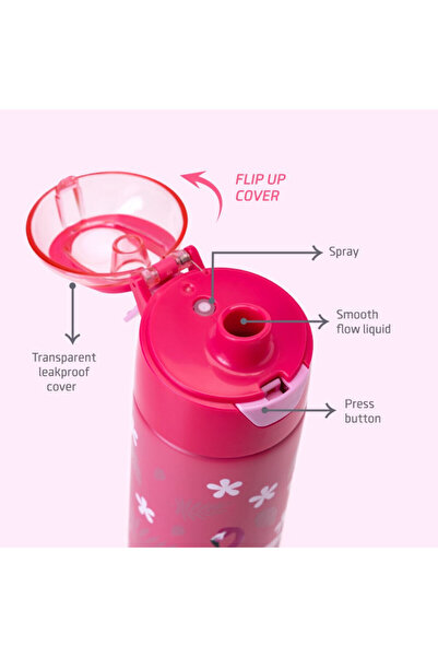 Eazy Kids Insulated SS Water Bottle w/ Spray Tropical -640ml